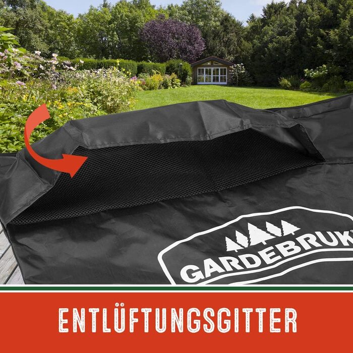 GARDEBRUK® 4-in-1 Leaf Blower - Gasoline, Blowing Speed 68m/s, 45L Collection Bag Included, Leaf Blower, Shredder, Garden Vacuum