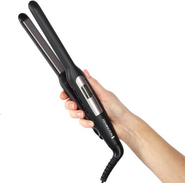 Випрямляч для волосся Remington S5515 Schwarz: для короткого волосся, бороди, з керамічним покриттям, LCD-дисплеєм (150-230°C)
