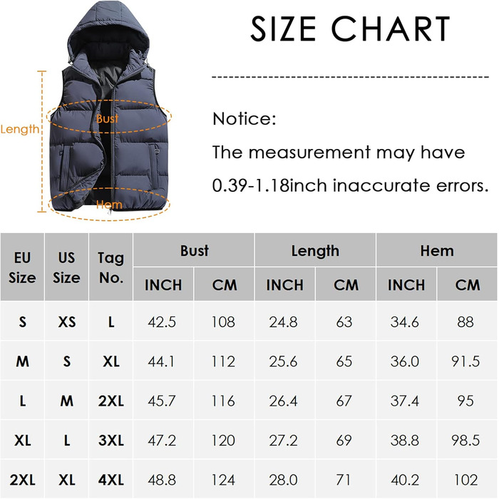 Чоловіча жилетка SeaUr з пухозаповнювачем, водонепроникна, легка, з капюшоном та кишенями, зелена (M, сіра)