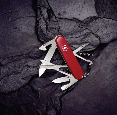 Швейцарський ніж Victorinox Climber, 14 функцій, Swiss Made, Мультитул з ножем, ножицями, відкривачкою для консервів та ковпачка, викруткою, дерев'яний, Limited Edition