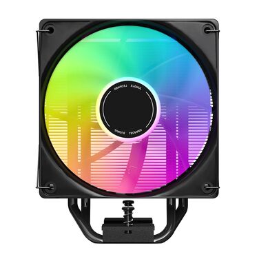 Система водяного охолодження CPU TZMRIT KF420 DGT ARGB з дисплеєм температури, сумісна з Intel LGA 1700/1200/115X/1851/1366/2011 та AMD AM4/AM5 (чорний) KF420BK