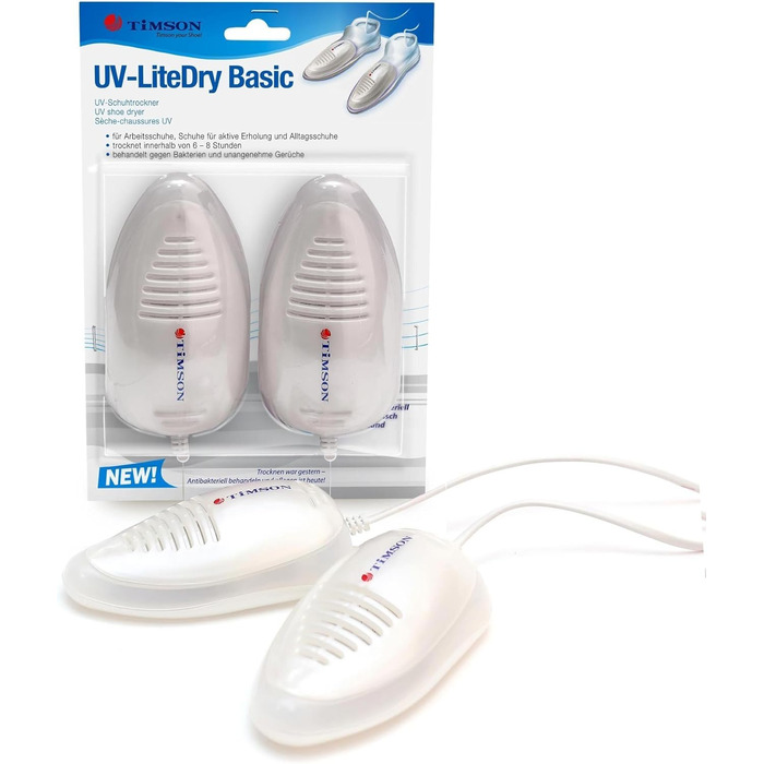 Timson UV-LiteDry Basic - Electric Shoe Dryer with UV Light