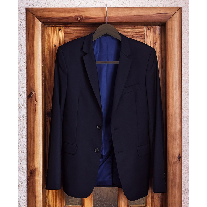 Набір вішалок для штанів та одягу Utopia Home (20 шт.) з дерев'яними поперечинами, білі