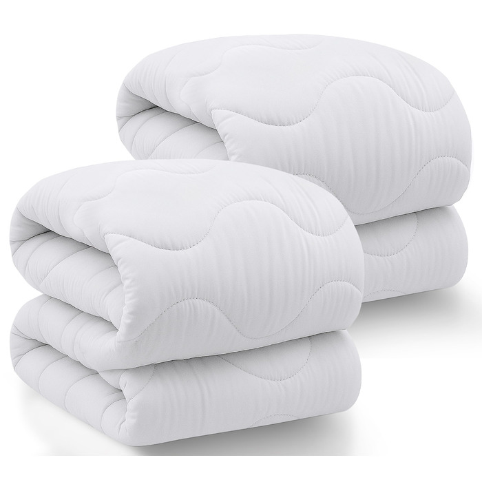 Комплект ковдр Gentle North (2 шт.) 135x200/155x220 - для алергіків, тепла, м'яка, фланелева, сезонна, 60°C