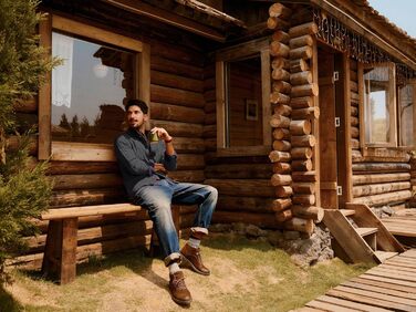 Кардиган чоловічий PJ PAUL JONES з косими візерунками, на ґудзиках, великий в'язання, XXL, темно-сірий