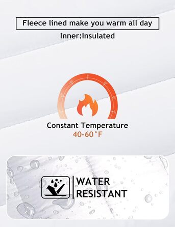 oFiz Steppweste Daen Leicht Weste Daunenweste Daen Ärellos: Легка степкова жилетка oFiz для туризму та подорожей (білий, L)