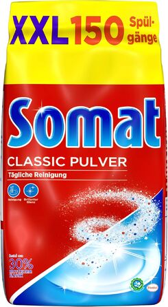 Порошок для посудомийних машин Somat Classic з лимоном для щоденного очищення, 4 x 3 кг