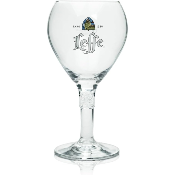 Набір келихів Leffe Large (6 шт) 330 мл для пива Leffe Blonde, Brown, Ruby, Double, Triple + підставки