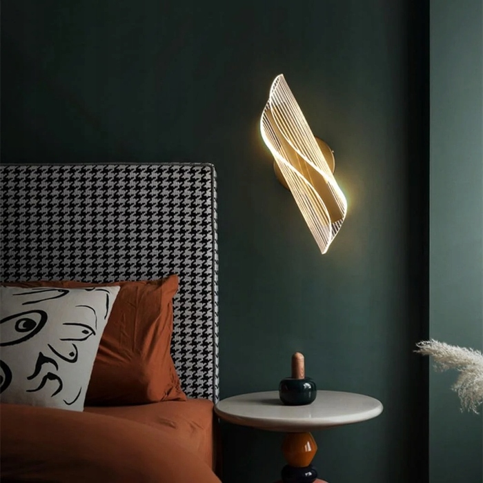 Настінний світильник Comely жовтий, інтегроване LED-освітлення, 12 Вт