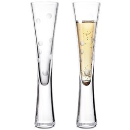 Набір 2 шт. келихів для шампанського 145мл, келихи з кришталю, келихи для ігристі вина, ручної роботи, прозорі лікерні келихи (з пінопластовою упаковкою)