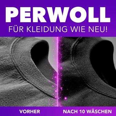 Капсули для прання Perwoll Renew Caps Black для темних речей, All-in-1, відновлення кольору та волокон, 80 прань (2 x 40 шт)