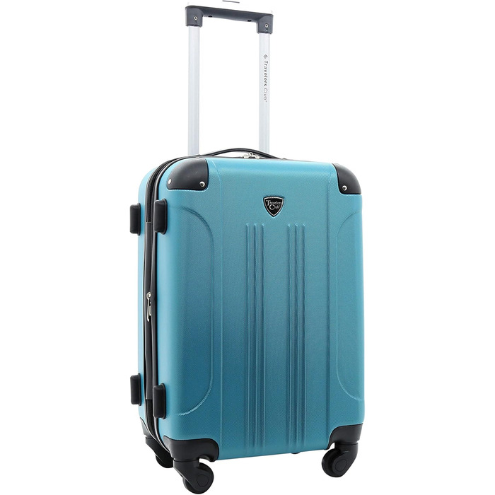 Набір валіз Travelers Club Chicago Hardside Spinner, 5 шт., блакитно-зелений (Trace of Paradise)