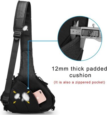 Сумка для камери CADeN: зручна через плече для Canon, Nikon, Sony DSLR/SLR (армійний зелений)