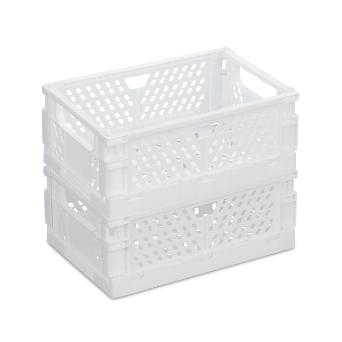 Set of 2 Collapsible Storage Boxes