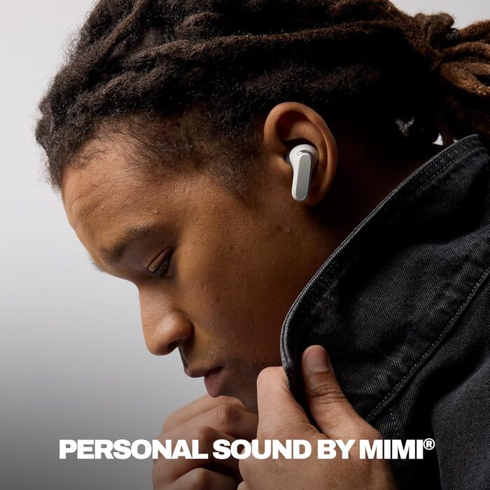 Skullcandy Rail ANC: Бездротові навушники-вкладиші з активним шумозаглушенням, 27 годин автономної роботи, мікрофон, сумісність з iPhone, Android та Bluetooth