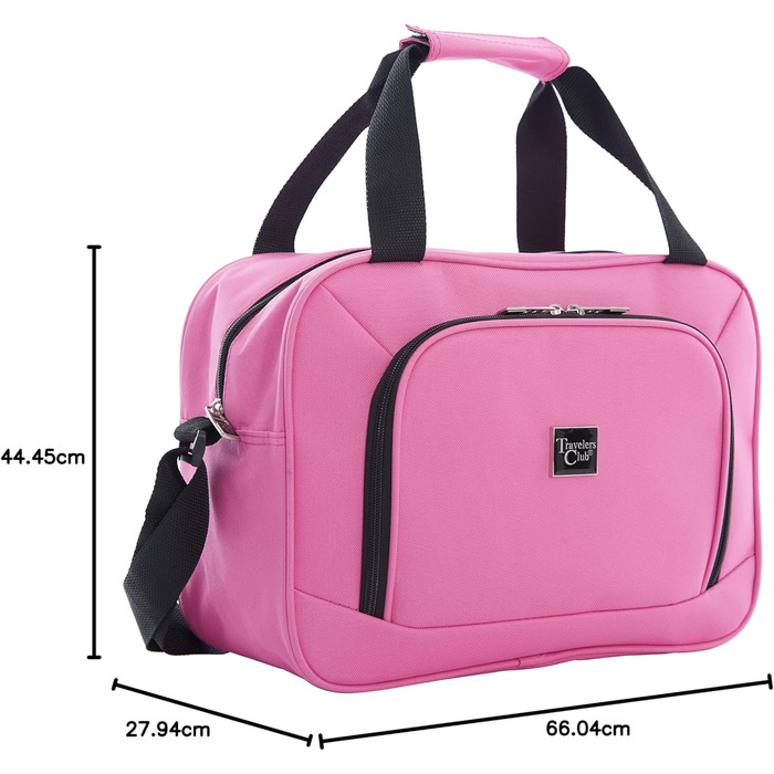 Набір валіз Travelers Club Midtown Hardside 4-Piece (Bubble Gum)