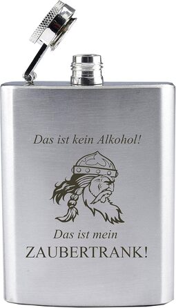 Фляга з нержавіючої сталі з гравіюванням 