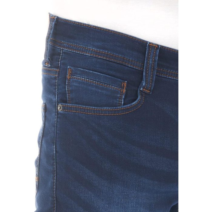 Джинси чоловічі MUSTANG Oregon Slim K - сині, Slim Fit, W28-W40, 33W/34L, середній блакитний денім