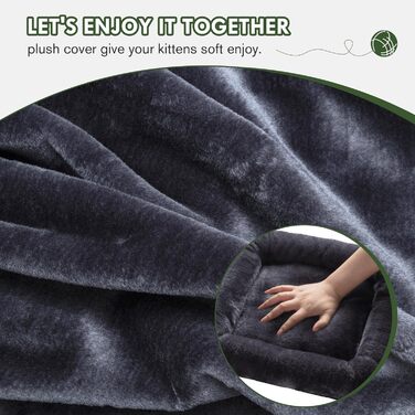 Кігтеточка MUTICOR велика, 206 см, багатоповерхова, велике будиночок для котів/кігтеточка для квартирних котів, плюшеві лежанки, гамак-корзина, широка база (темно-сірий)