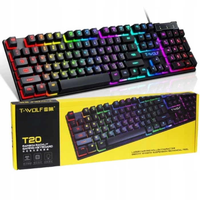 Ігрова механічна RGB клавіатура з LED-підсвіткою