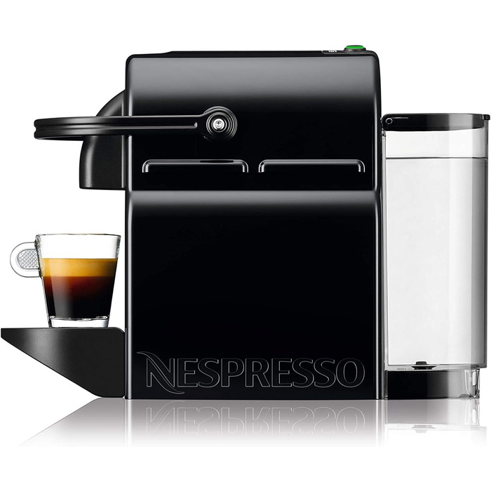 Кавомашина капсульна Nespresso De'Longhi EN 80.B Inissia, 0.7 л, чорна, високий тиск, енергозбереження, автоматичне вимкнення, для еспресо та лунго
