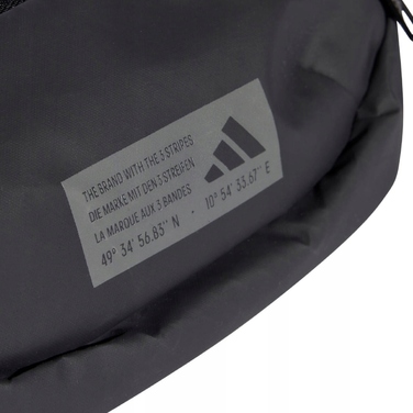 Сумка-бананка Adidas через плече, чорна