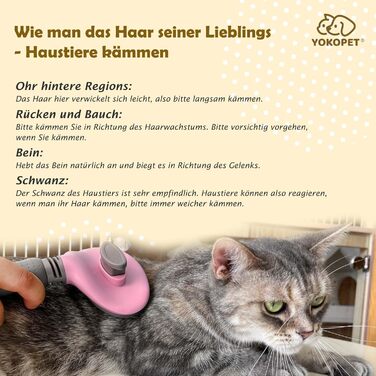 Щітка для собак та котів, видаляє підшерсток, підходить для довгошерстих та короткошерстих порід, зелена (рожева)