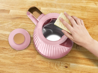 Бездротовий електрочайник TEFAL Loft KO2517, 2400 Вт, рожевий