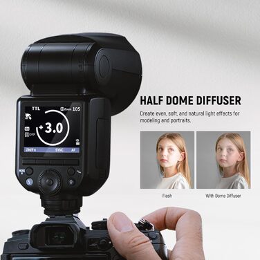 NEEWER Z2-S 2.4G TTL Speedlite для Sony: Потужний спалаху з розсіювачем та 3000mAh акумулятором