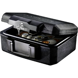 Сейф Master Lock вогнестійкий та водонепроникний з ключем, потрійний захист - від пожежі, води та авіаперевезень, 5л, 15.5 x 36.2 x 28.4 см