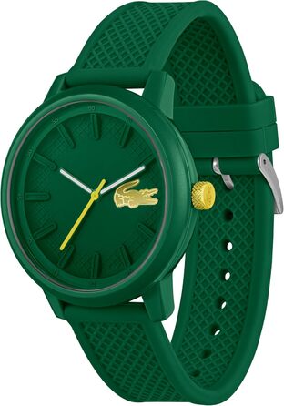 Годинник Lacoste LACOSTE.12.12 Hero чоловічий кварцовий з силіконовим браслетом (зелений)
