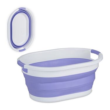Relaxdays Foldable Laundry Basket, 36 Liter