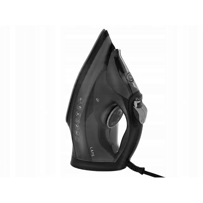 Парова праска LAFE GlidePro 2600W, 80 г/хв, 600 мл, система крапельного захисту