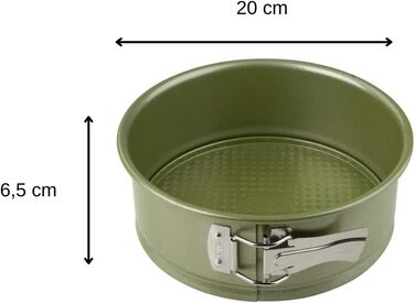 Форма для випічки Zenker Green Vision Ø 20 см з високим бортиком – стабільна та якісна, з антипригарним покриттям Sparkling Green