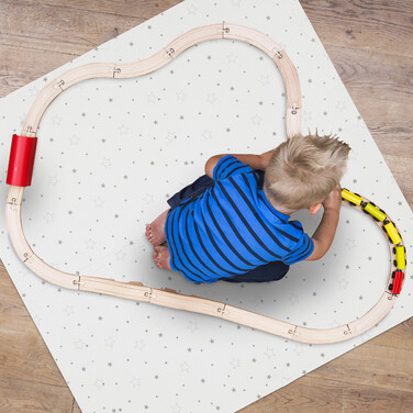 Relaxdays 8-piece puzzle mat with stars