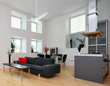 Стеляний вентилятор Westinghouse Industrial білий 7226840, діаметр 142 см