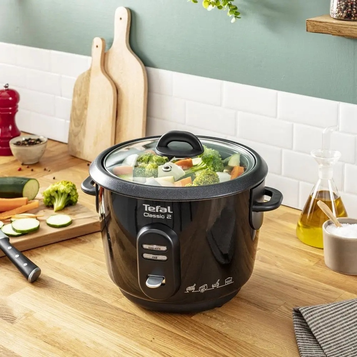 Рисоварка Tefal Classic 2, 3 л, 500 Вт, чорна