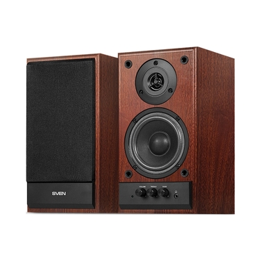 Комплект акустичних систем 2.0 SVEN SPS-702 40 Вт, коричневий