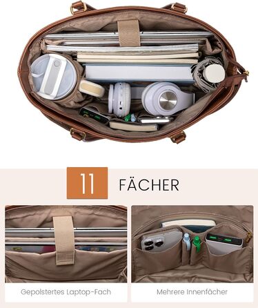 Сумка жіноча LOVEVOOK велика для ноутбука 15.6