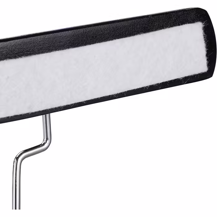 Relaxdays 84 x Trouser Clips Wood, 360° Swivel Hook, Felt Protection, HBT 17 x 25 x 2.3cm, Clothes Hanger for Trousers & Skirts, black