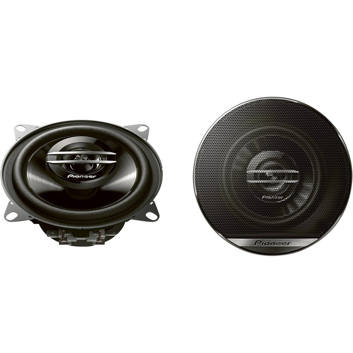 Автомобільна акустика Pioneer TS-G1020F 10 см, 2-смугові коаксіальні динаміки, 210 Вт, 30 Вт RMS, потужний звук, високий ККД, монтажна глибина 43 мм, з ґратами (2 шт.)