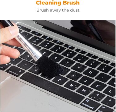 Набір для чищення ноутбука та екрану K&F CONCEPT 6 в 1: гель, спрей, серветка, стік, повітряний дюйма. Сумісний з ПК та телевізором