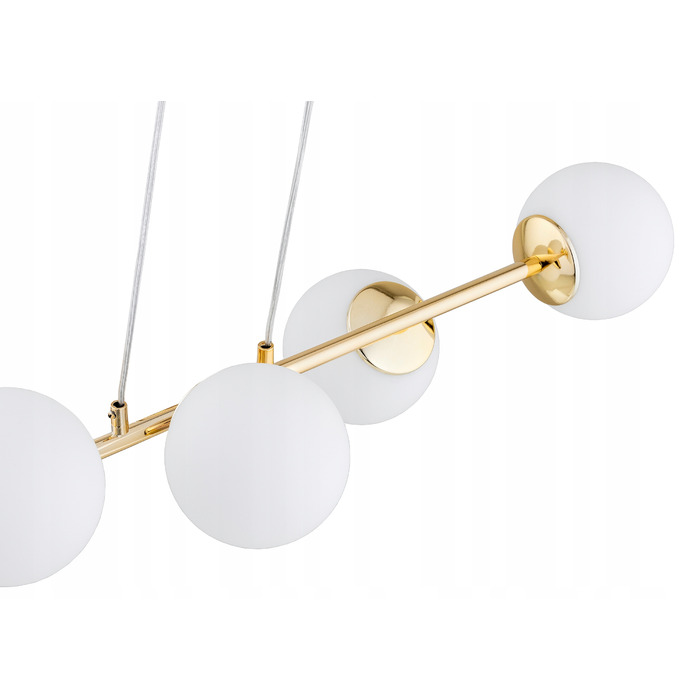 Підвісна люстра Elko-Lighting Milo Gold на 4 точки освітлення, цоколь E27