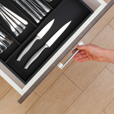 Relaxdays Cutlery Box with 5 Compartments