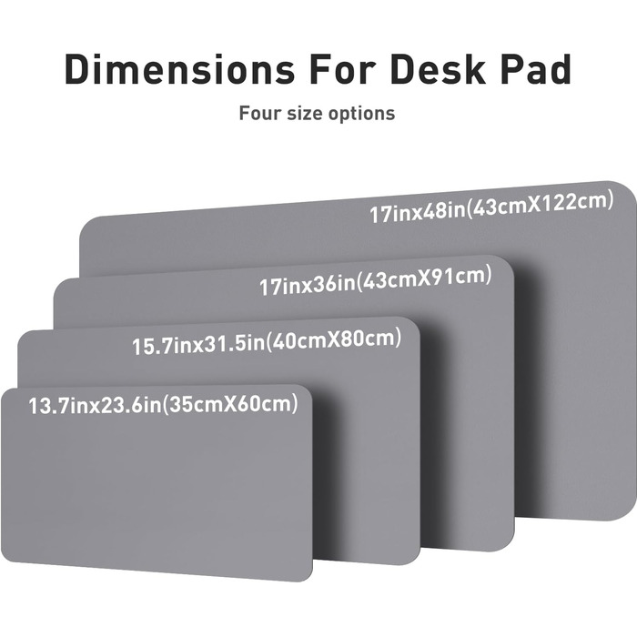 Килимок на стіл Aothia: захист від води, неслизький, 80x40 см, сірий