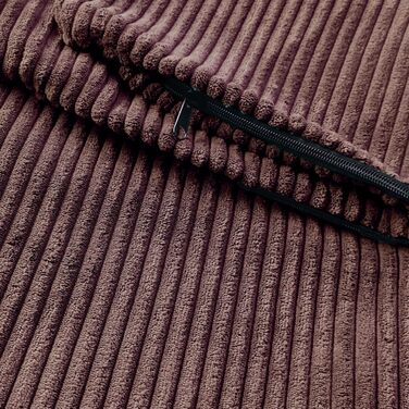 4L Textil ZOE: М'яке ліжко для собак, Corduroy, Бежеве, з блискавкою, для маленьких собак, знімний чохол, 120x100 см