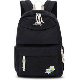 Чорний рюкзак FANDARE для школи, подорожей, універу та повсякденного використання (для хлопців та дівчат, підлітки)