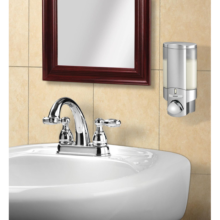 Дозатор мила Better Living Aviva для 1 флакона, сатиновий срібло, 1-камерний