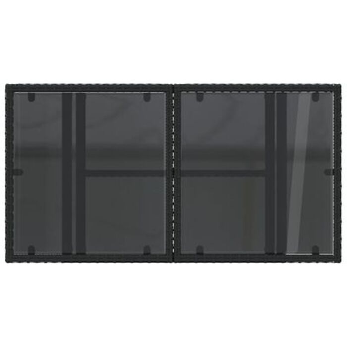 Прямокутний пластиковий стіл VidaXL, 100 x 55 x 73 см