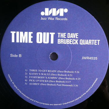 Вінілова платівка The Dave Brubeck Quartet — Time Out